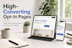 design high converting opt in and lead capture pages