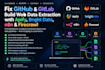 fix github, gitlab and do web data extract on apify bright data, n8n, firecrawl