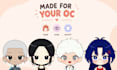draw your character as a cute chibi bust up