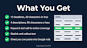 write google ads search ad copy with 15 headlines and 4 descriptions