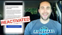 reactivate deactivated uber, amazon flex, uber eat account