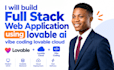 build full stack web application using lovable ai vibe coding lovable cloud