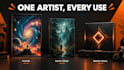 create custom ai art for posters, book covers and your brand