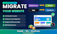 migrate shopware woocommerce to shopify wix or wordpress website migration