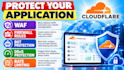 configure cloudflare waf, firewall, bot protection and zero trust tunnel