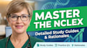 create nclex study guides nursing practice questions and rationales