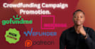 create, promote and manage your crowdfunding campaign