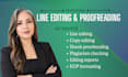 do line edit, ebook proofreading your manuscript amazon KDP book