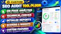 build a custom SEO audit tool with automated reports