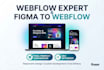 design responsive webflow website figma to webflow conversion
