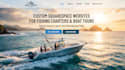 build squarespace fishing charter, boat tour website with inline booking