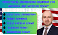 do structural engineering plan set and permit drawing in michigaan, missouri
