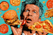 food pop art illustrations