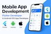do mobile app development, flutter developer and android ios app developer