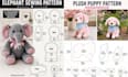 create plush sewing pattern plushie toy pattern amigurumi soft toys