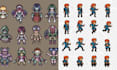 create custom pixel art characters sprites and game art
