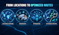 optimize vehicle routing using python, java, or cpp