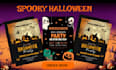 design a custom halloween party invitation flyer
