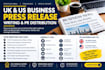 write distribute UK press release submit UK press release
