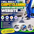 build a carpet cleaning booking and quote website