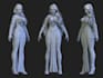create a game ready 3d character with 4k textures and rig