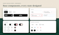 create a scalable figma design system with variables and components