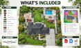 design your 2d site plan and landscape plan 2d floor plan