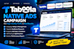 set up and manage taboola outbrain native ads traffic campaigns