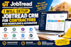 setup jobtread CRM for contractors with workflows and automation