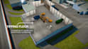 create 3d industrial animation waste to energy facility power plant process flow