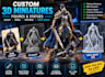 sculpt custom 3d printable miniatures, figurine, statues and tabletop games