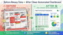 fix excel formulas, automate sheets and create dashboard