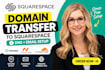 transfer cloudflare, godaddy domain  to squarespace website dns connection fix