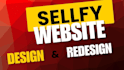 sellfy website development website design and redesign