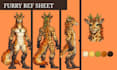 fursona ref sheet furry reference sheet anthro furry oc furry ref sheet