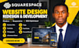 build, design and redesign sqarespace landing page website
