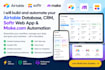 setup airtable automation, CRM, database, softr webapp