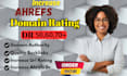 do ahrefs DR SEO backlink specialist and building website