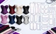 create corset,bustier,and boned bodice sewing pattern for production