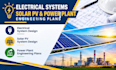 design electrical systems, solar pv and power plant engineering plans