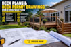 design deck plans and deck permit drawings for construction