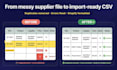 clean your supplier spreadsheet into an import ready shopify CSV
