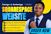 build squarespace website design, squarespace website redesign, squarespace blog