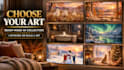 create 4k TV art for samsung frame and smart tvs
