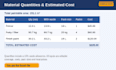 calculate paint quantities and costs in excel