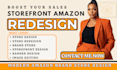 redesign amazon storefront amazon brand store and amazon store design