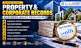 research business assets and property records