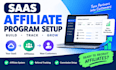 set up your saas affiliate program for growth and sales