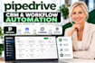 integrate pipedrive email marketing, CRM, jobber, pipedrive workflow automation