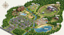 3d map illustration city map property map tourist map illustrat event vector map